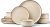 HaWare Dinner Set, 12 Piece Stoneware Dinnerware Service for 4, Reactive Glaze Dining Ware Include Plates and Bowls, Chip and Scratch Resistant, Microwave & Dishwasher Safe, Cream Khaki