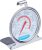 KitchenCraft Oven Thermometer, Stainless Steel Over Thermometer for Fan Oven and Gas Oven, 6.5 x 8 cm, Silver