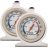 Stainless Steel Dial Oven Thermometer – Pack of 2, Portable Food Cooking & Baking Temperature 50-300℃ Measurement Range for Home Kitchen