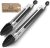 Navani Kitchen Tongs | 9 & 12 Inch Silicone Tip Tongs | Non Stick for Air Fryer & Salad/Pasta, Black 2pcs