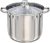 Buckingham Deep Induction Stock Pot with Glass Lid Premium Stainless Steel Multipurpose Large Cooking Pot for Soups Stews (11 litres)