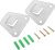 Range Hood Wall Mount Bracket Stainless Steel Side Suction Range Hood Support Heavy Duty Hanging Hook Fixing Hanger for Universal Installation