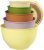 Greentainer Plastic Mixing Bowls Set with Lids, Nesting Bowls for Prepping, Serving, Cooking & Baking, Large Mixing Salad Bowl for Kitchen, Reusable, Dishwasher & Microwave Safe, Set of 5(Olive-green)