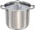 Buckingham Deep Induction Stock Pot with Glass Lid Premium Stainless Steel Multipurpose Cooking Pot for Soups Pasta Stews (9 litres)