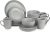 Dinnerware Set – Ceramic Amalfi Kitchen Dinner Sets (Grey, 16 Piece Dinner Set)