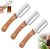 Multifunctional Vegetable Peeler,2-in-1 Stainless Steel Vegetable Handle Peeler,Julienne Vegetable Peeler with Wooden Handle and Bottle Opener for Easy Potato, Fruit Veggie Peeling (3 PCS)