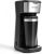 Innoteck 450W Single Serve Coffee Maker with Stainless Steel Interior 400ml Travel Mug – Compact Filter Coffee Machine with Reusable Nylon Filter, Fast Brewing & Overheat Protection – Black