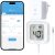 GoveeLife Digital Fridge Thermometer with App Control, Wireless Smart WiFi Freezer Thermometer with Custom Alarms and 2-Year Free Data Storage, LCD Display, for Fridge, Freezer