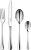 Robert Welch Radford Bright, 24 Piece Cutlery Set for 6 People. Made from Stainless Steel. Dishwasher Safe.