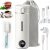 Wohlstand 500ml Mini Portable Travel Kettle, USB-C Electric Water Heater, 300W Fast Heating, 37‑100°C Temperature Control, 316 Stainless Steel, Keep Warm Function