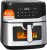 Nyxi 9.2L, XXL Air Fryer Family Size with Viewing Window, Single Basket, 9 Presets, Digital Display, Adjustable Temperature & Timer, Non-Stick Tray, Overheat Protection (Model 3874)