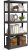 SONGMICS Shelving Unit, 30 x 75 x 150 cm, 650 kg Load Capacity (130 kg per Shelf), Industrial, Adjustable Storage Shelves, for Living Room, Kitchen, Garage, Rustic Brown and Black GLR030B01