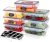 7 x 840ml Airtight Food Containers BPA Free Portable Plastic Fridge Dishwasher Safe Storage Containers Ideal for Storing and Transporting Food, Fruit, Salads and Soups