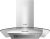 COMFEE’ Chimney Cooker Hood 60cm GLAV17SS-60 with LED Light & Glass Extractor Hoods, 600mm Kitchen Extractor Fan – Stainless Steel