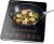 AMZCHEF Single Induction Cooker, Ultra-thin Induction Hob with Fashion Look, 10-level Power and Temperature Control, Black Frosted Glass Panel, Touch Sensor, 3-hour Timer, Safety Lock