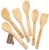 Wooden Spoons for Cooking,6 Piece Wooden Spoon Set,Wooden Spatula for Cooking,Slotted Wood Bamboo Spoon,Wooden Utensil Set,Premium Wood Kitchen Utensils