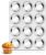 Homikit Muffin Tin 12 Cup, Stainless Steel Yorkshire Pudding Tray for Baking, Cupcake Moulds for Pudding/Pie/Brownies/Muffin/Cupcakes, Non Toxic & Heavy Duty, Oven & Dishwasher Safe
