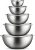 FineDine Mixing Bowls Set – 5-Piece, Easy-Grip, Stainless Steel Mixing Bowls for Baking, Cooking, Salad & Food Prep – Large, Medium and Small Metal Nesting Bowls