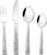 32PCS Silverware Set, Heavy Duty Stainless Steel Flatware Set for 8, Food-Grade Tableware Cutlery Set, Utensil Sets for Home Restaurant, Mirror Finish, Dishwasher Safe
