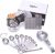 Tanvi Measuring Cups and Spoons Set (21 PCS) – Stainless Steel Measuring Ruler, Egg Separator, Leveler and Magnetic Measurement Conversion Chart with 2 D Rings