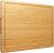 Utoplike XXXL Bamboo Cutting Board(61 x 40.6 x 3.2 cm), Extra Large Wooden Chopping Board for Turkey, Meat, Vegetables, BBQ, Double-Sided Use, Over the Sink Chopping Block with Handle and Juice Groove
