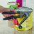 Crank Handle Commercial Can Opener – Heavy Duty Manual Can Opener – Ergonomic Cushioned Handle – Stainless Steel Blade – Black