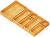 SpaceAid 7-Piece Bamboo Drawer Organizer Storage Boxes Set, Wood Tray Junk Drawer Organizers Multi-Use Divider Bins for Kitchen, Bathroom, Office Desk and Makeup Organization (7 Pack, Natural)