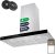 Ciarra CBCS9102 90cm Cooker Hood Wall Mount Chimney Hood Recirculating&Ducting 650 m³/h with 4 Speed WIFI APP Touch Control Kitchen Extractor Fan with CBCF003 Carbon Filters