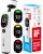 OxiPro TH2 Thermometer – IF Design Award Winner – German Sensor – IF Award Winner – CE Approved – In-Ear, Forehead, Non-Touch & Baby Modes – Infrared Thermometer for Baby, Kids, Adults