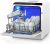 Table Top Dishwasher, Mini Countertop Dishwasher W/ 6 Programs, Delayed Start Function and Air Drying Function, and 5L Built-in Water Tank, No Installation Needed