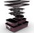 NutriChef Non-Stick Bakeware Set 8-Piece, Stackable Oven-Safe Baking Trays, Cookie Sheet, Loaf, Muffin, Pizza, Round, Square Cake Pans, Space-Saving Kitchen Bakeware