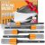 Xtremeauto Car Detailing Brushes Set – 5pc Professional Detailing Brushes, Ultra Soft Brush, Non Scratch For Cleaning Car Interior & Wheels, Delicate Valeting Interior Detail Brushes Alloy Wheels