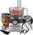 Cooks Professional Food Processor 1000W with 7 Blades, 2L Mixing Bowl & 1.8L Blender Jug | Multifunction Kitchen Chopper & Blender Tool for Chopping Slicing Grating Kneading Blending | Black & Silver