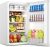 EUHOMY 93L Under Counter Fridge, Small Fridge Freezer with 7-Stage Thermostat, 38dB Ultra-Quiet Undercounter Mini Fridge, 82L Refrigerators & 8L Freezer for Dorm/Office/Bedroom, White [Energy Class E]