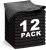 Microfiber Cleaning Cloth 2100 Series 33x33CM Ultra Soft Highly Absorbent Rags for Cleaning, Reusable and Lint Free Cleaning Towels for Housekeeping-Machine Wash (Black).