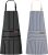 saerryor 2 Pack Unisex Adjustable Bib Apron with Pockets Cooking Kitchen Chef Women Men Aprons for Home Kitchen,Restaurant,Coffee House