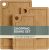LARHN 3-Piece Bamboo Chopping Board Set – 34×22/29×19/24×16-1.5 cm Thick Reversible Wooden Chopping Boards with Juice Groove for Cutting and Slicing Meat, Fish and Vegetables