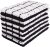 Kitchen Towels 12 Pack – Dish Towels and Dish Cloths – Hand Towel and Dishcloths Sets – 100% Soft Ring Spun Combed Cotton – Great for Cooking in Kitchen or Household Cleaning – Size 15″ x 25″