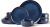 HaWare Dinner Set, 12 Piece Stoneware Dinnerware Service for 4, Reactive Glaze Dining Ware Include Plates and Bowls, Chip and Scratch Resistant, Microwave & Dishwasher Safe, Nebulas Blue