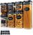 Taylor & Brown 7pc Clear Airtight Food Storage Container Set with 10 Labels & 1 Marker – Kitchen & Pantry Containers – Ideal for Flour, Cereal, Spaghetti, Pasta & more, Black