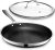 HexClad Hybrid Nonstick 30 cm Frying Pan with Tempered Glass Lid, Stay-Cool Handle, Dishwasher and Oven Safe, Compatible with All Cooktops