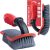 GADLANE Carpet Cleaning Brush – Stiff Bristle Car Carpet Brush with Ergonomic Handle – Non-Scratch Upholstery Brush for Floor, Car/Household Interior, Dirt & Grime Removal