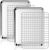 Fire More Baking Tray with Wire Rack, 2 Sets Non-Stick Baking Sheets with Grid Cooling Racks, Stainless Steel Cookie Pans for Oven Cooking, Size 31.5 x 24.5 x 2.5 CM