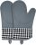 Silicone Oven Gloves Heat Resistant, Oven Mitts Pair, Soft Lining Oven Glove, Cooking Mitt with Non-Slip for Cooking Baking Kitchen Mittens