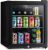 Subcold Super50 LED – Mini Fridge Black | 50L Beer, Wine & Drinks Fridge | LED Light + Lock & Key | Energy Efficient (Black)