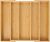 Utoplike Expandable Bamboo Drawer Organisers, Wooden Utensils Holder, Cutlery Tray Organiser, Adjustable Drawer Divider for Silverware, Flatware, Knives in Kitchen, Bedroom, Living Room