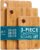 Premium Extra-Thick Wooden Chopping Boards – 3 Piece Bamboo Chopping Board Set – 33x22cm / 28x22cm / 22x15cm – Ideal for Carving Meat, Cutting Vegetables, Cheeses and Bread – by LARHN