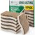 6 Pack Natural Washing Up Sponge, UK Brand Eco Friendly Kitchen Dish Cleaning Sponges, Compostable Cellulose & Coconut Eco Sponges & Scourers, Biodegradable Non Scratch for Heavy Duty Scrubbing
