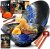 8-Inch Large Ceramic Ramen Bowl Set of 2 (9 Piece) – Microwave & Dishwasher Safe Porcelain Japanese Salad Noodles Cereal Fruit Pasta Soup Bowls with Recipes Chopsticks Forks Spoons for Men Women Gift
